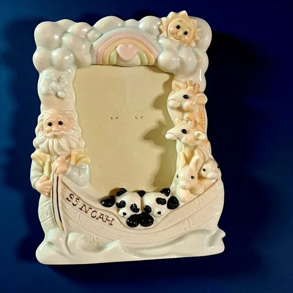 Lenox | Accents | Lenox Ss Noah Ark Picture Frame For Baby 3 2 X 5